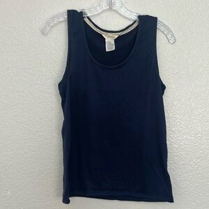Lucky Brand Navy Tank Top Size S
